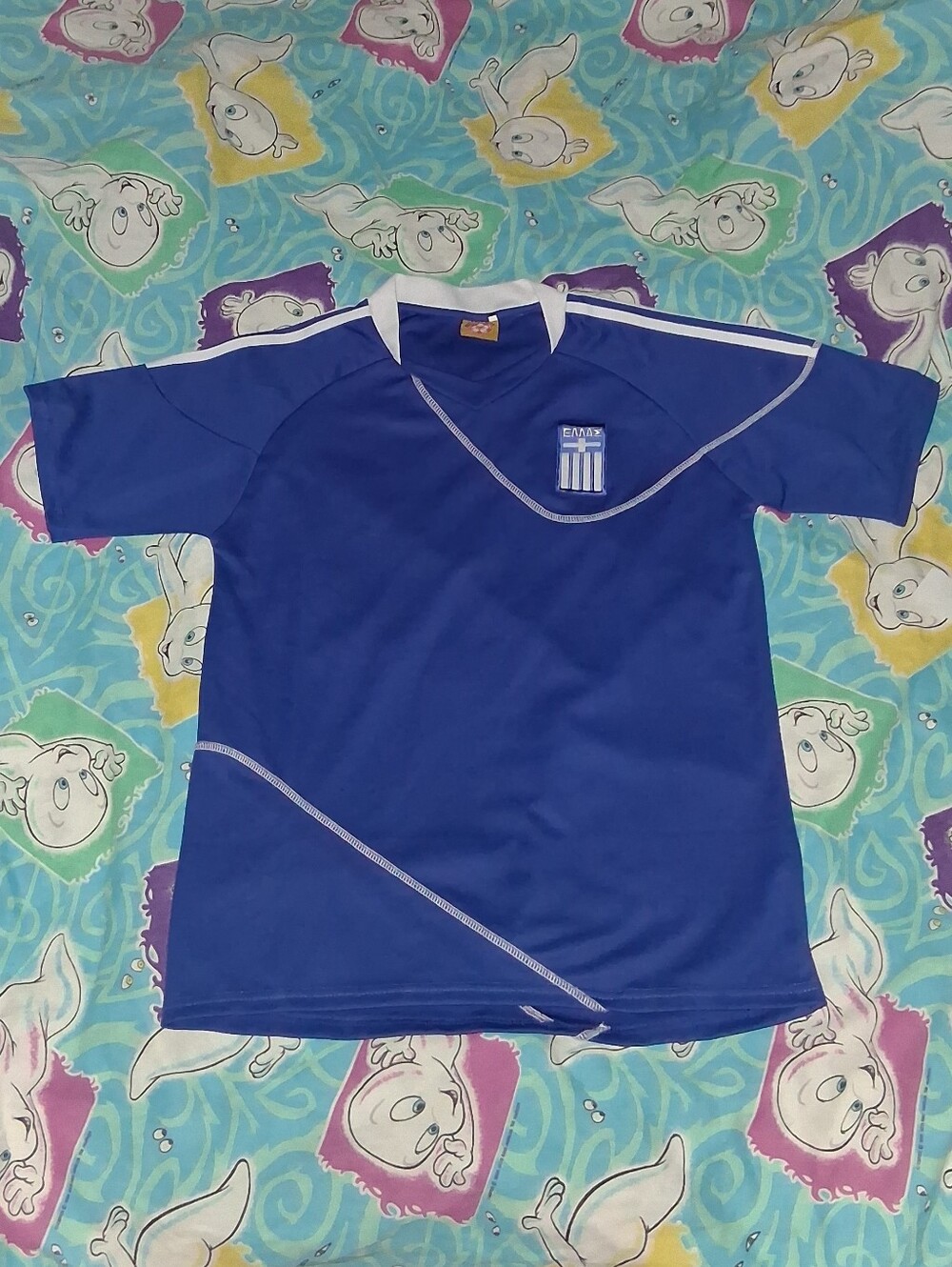 Greece Giorgos Karagounis Vintage Soccer Football Jersey Kit